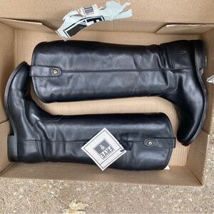 BRAND NEW black Frye boots